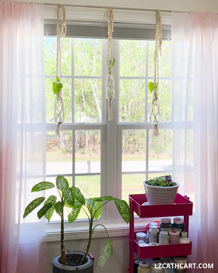 how to make macrame plant hanger