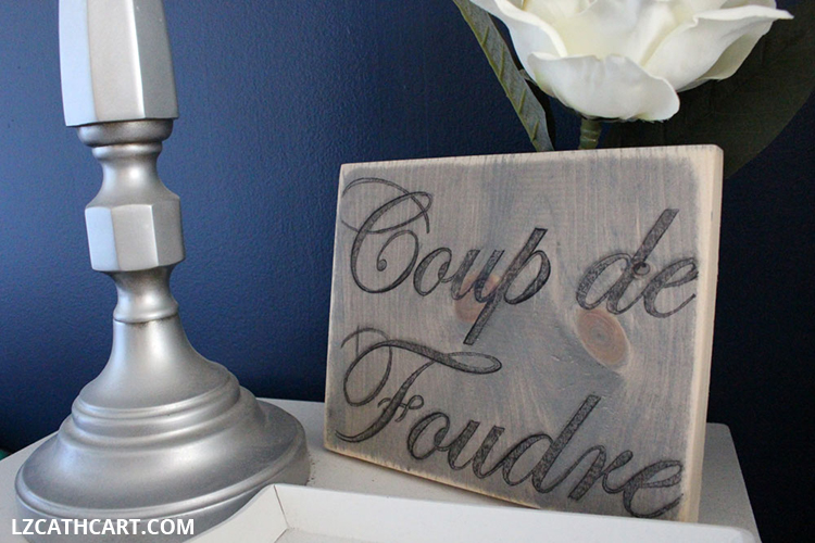 How to Use a Freezer Paper Transfer to Make a Wood Sign