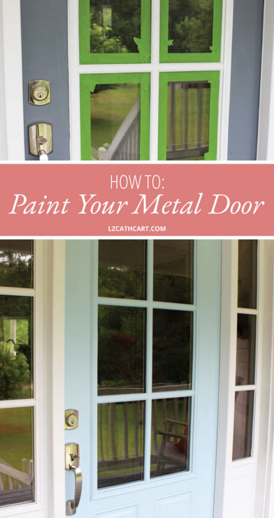 painting a metal exterior door