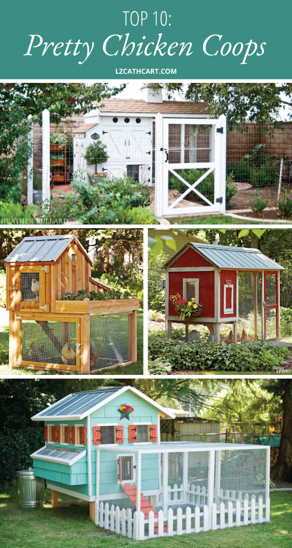 10 Pretty and Functional Chicken Coops That Will Inspire