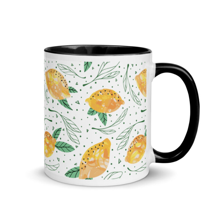 Lemon Pattern Mug
