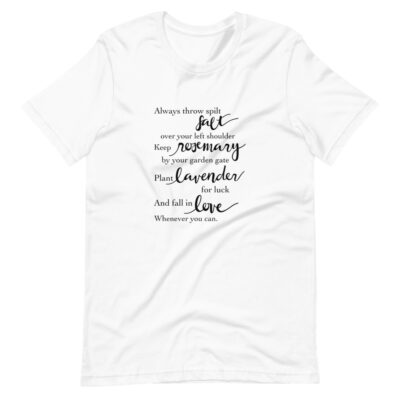 Practical Magic Quote T-Shirt in White