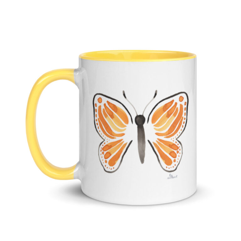 monarch butterfly mug