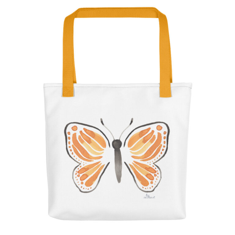 monarch butterfly tote bag
