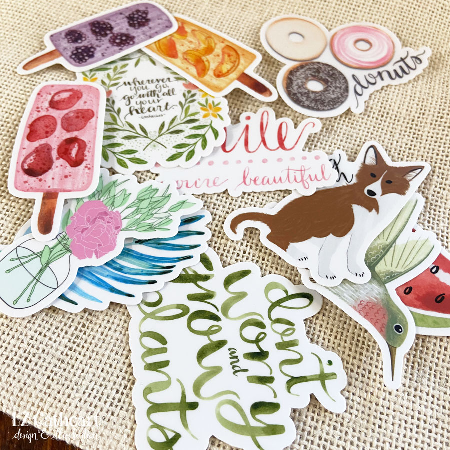 Have you been looking for sticker designs to personalize your favorite items? Look no further, my friend, today is your lucky day! #stickerdesigns #stickers #stickersaesthetic #stickerideas #cutestickers