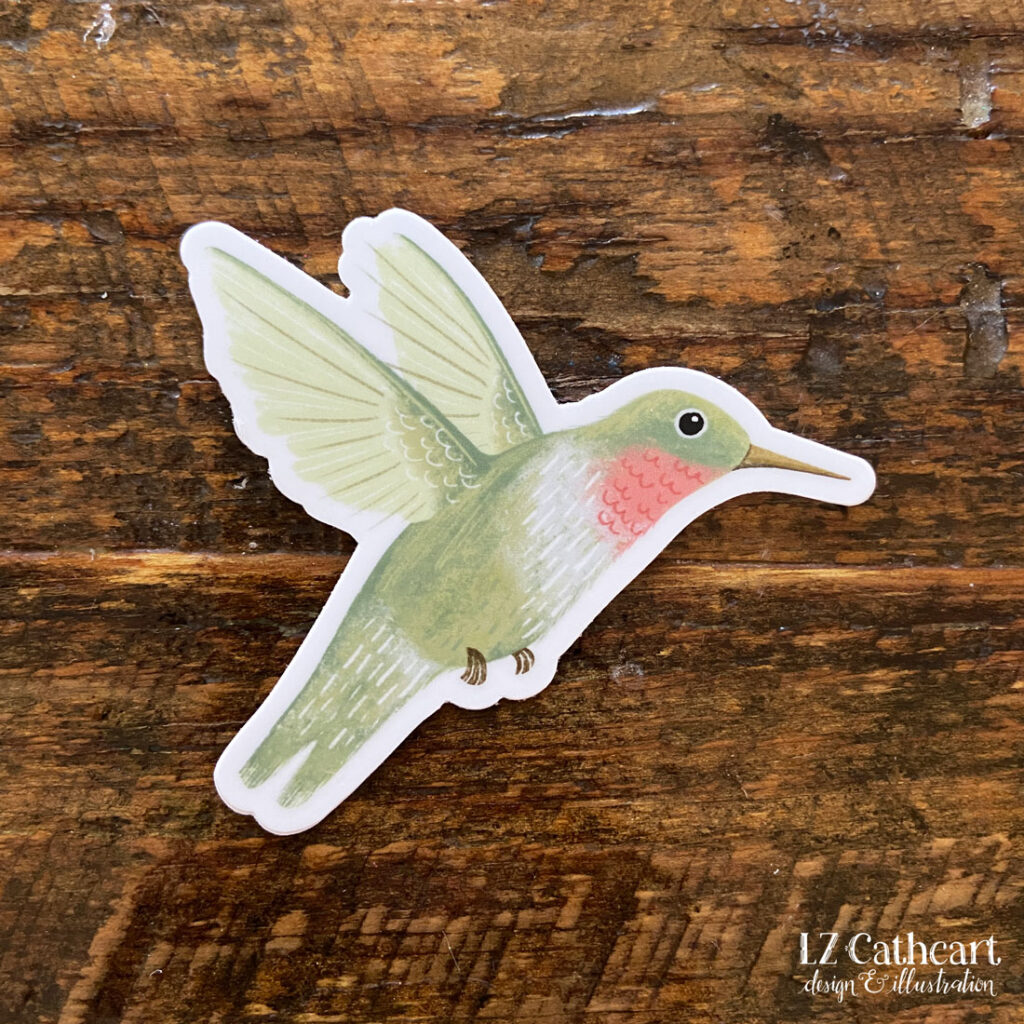 hummingbird sticker