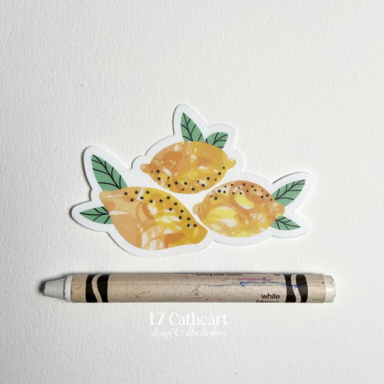 lemon sticker