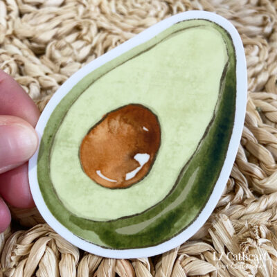avocado Sticker