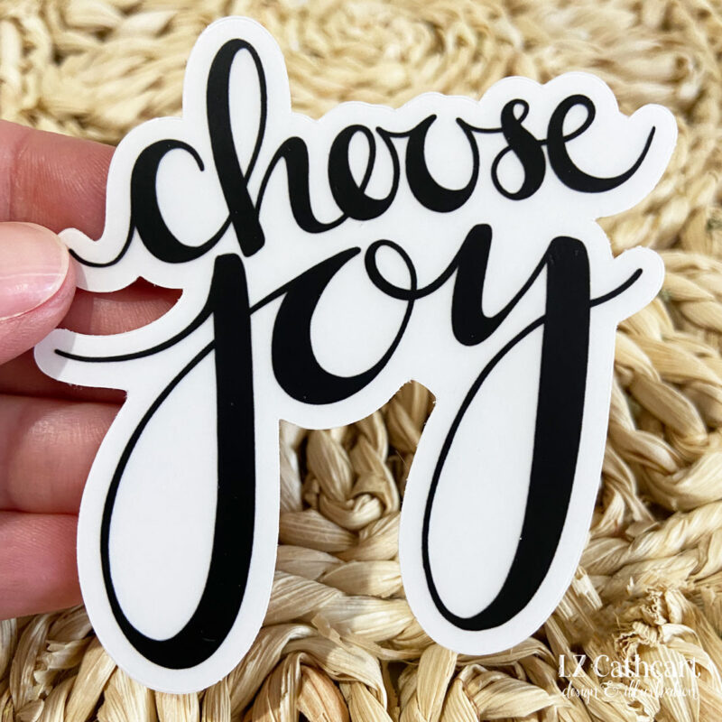choose joy sticker