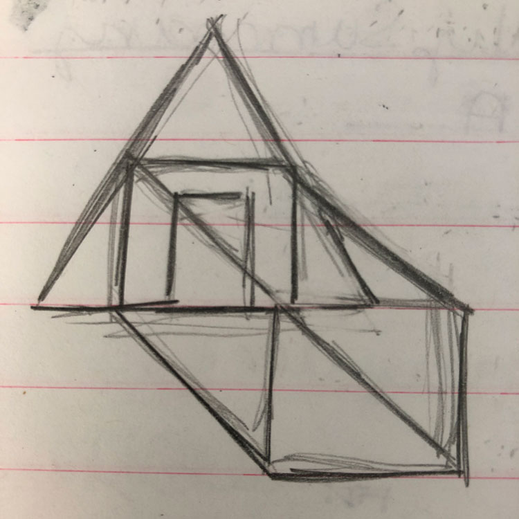 chicken coop sketch