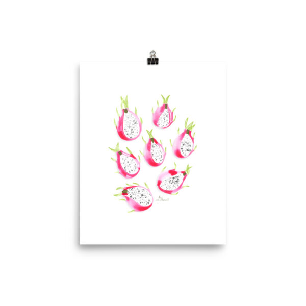dragonfruit art print