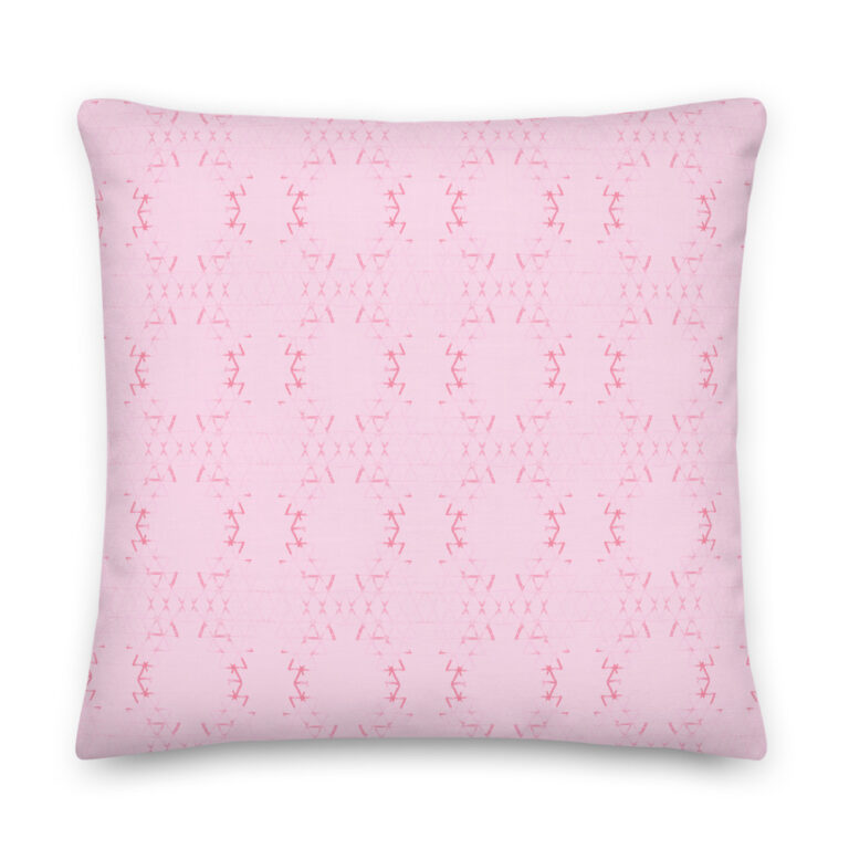 pink boho pillow