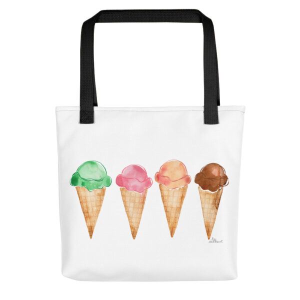 ice cream tote bag