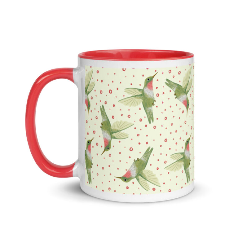 hummingbird mug
