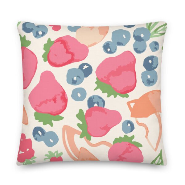 fruit art pillow