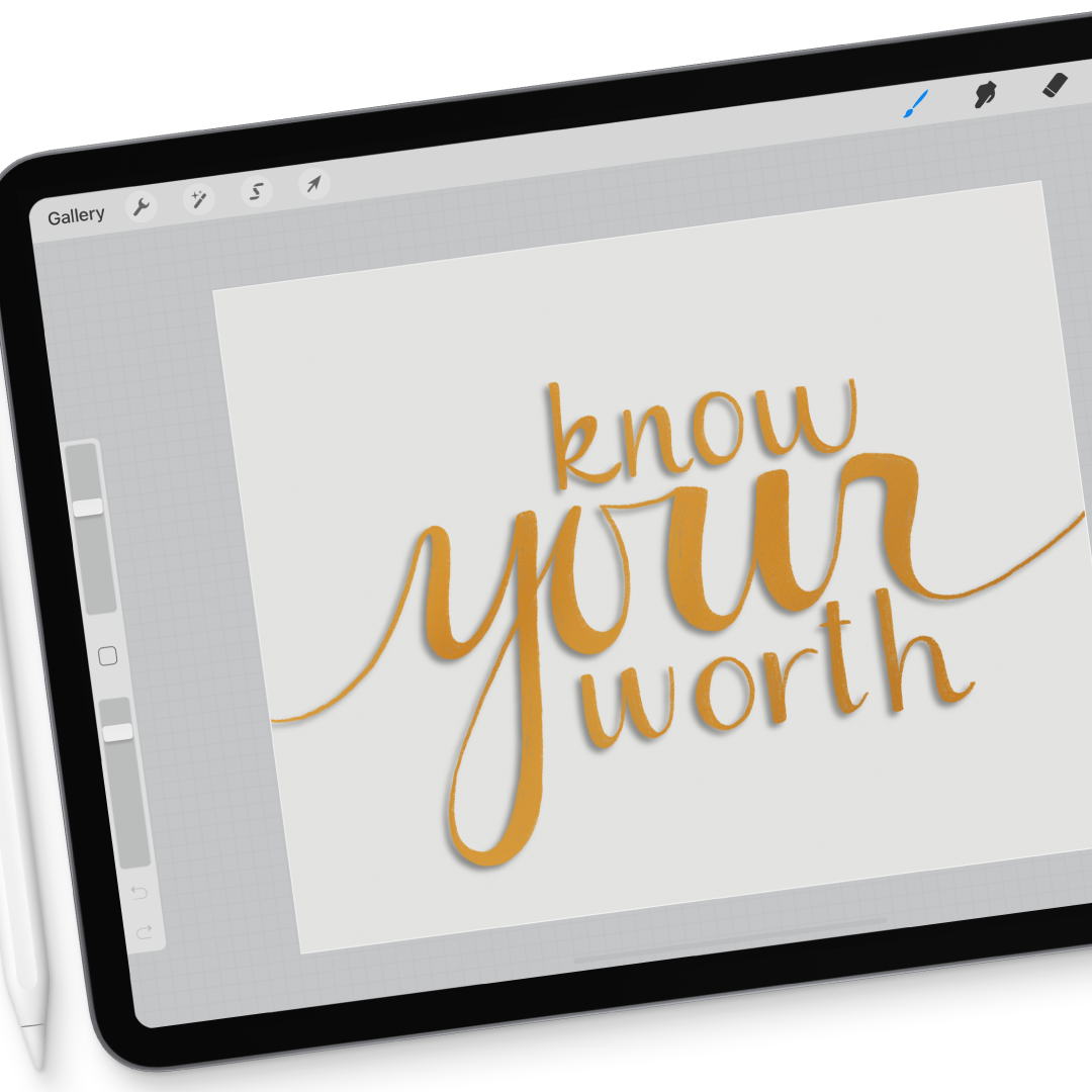 Procreate Lettering: How to Use a Clipping Mask