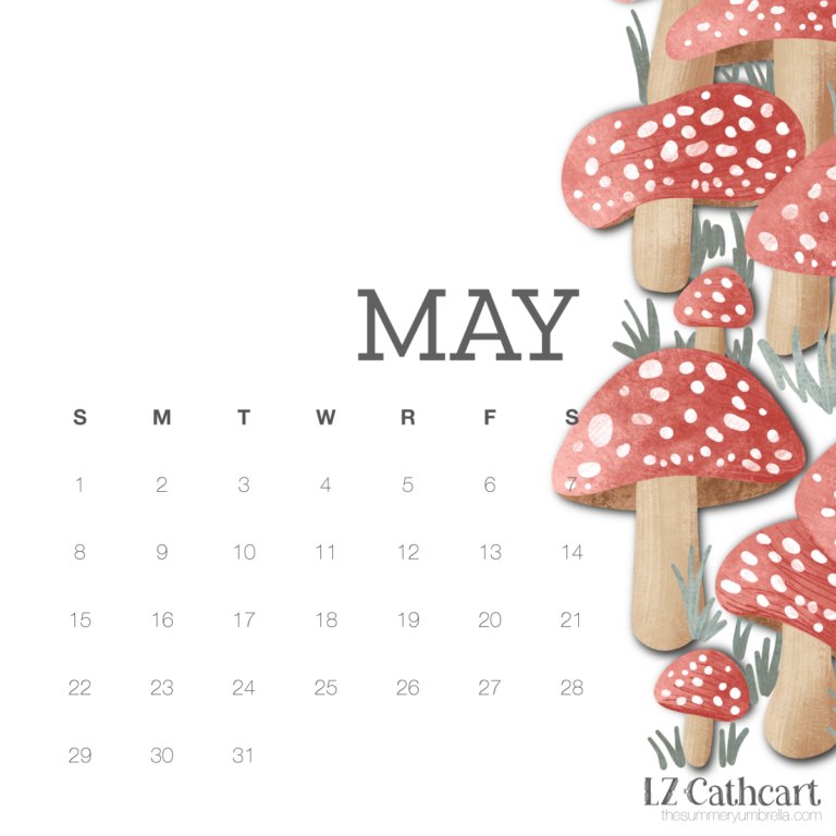 FREE May Calendar Download: Desktop and Smartphone Backgrounds