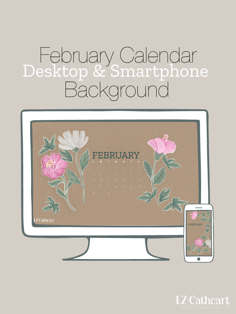 Ready for a little eye candy? Let me introduce you to my newest creation—my hand-painted flowers February calendar!