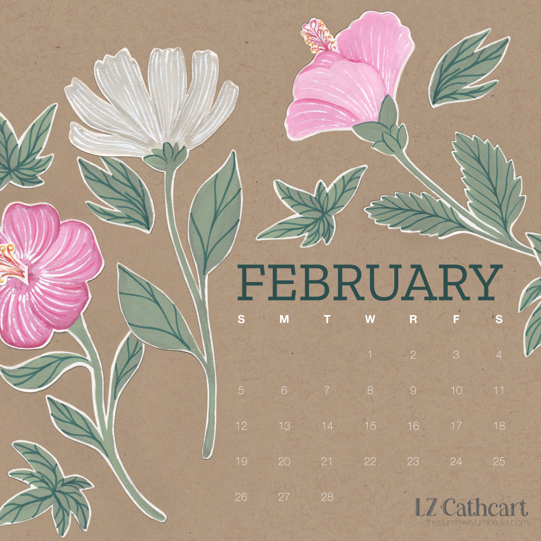 A February Calendar That’s Just Too Pretty to Pass Up