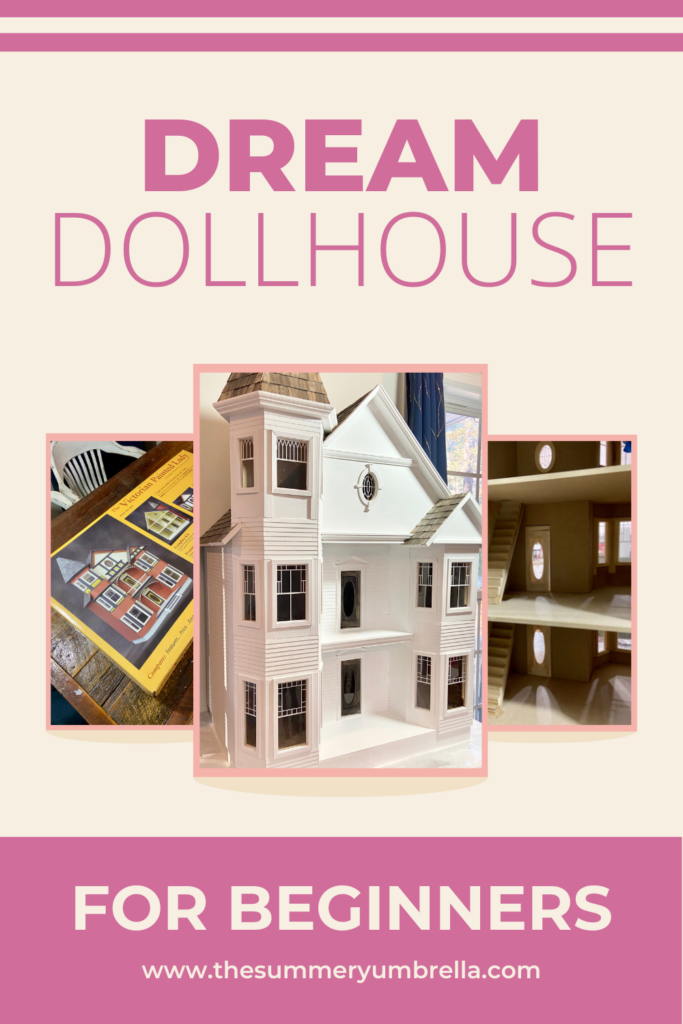 Rekindle your childhood memories with a dream dollhouse. #DIYdollhouse #nostalgia #grownupplaytime