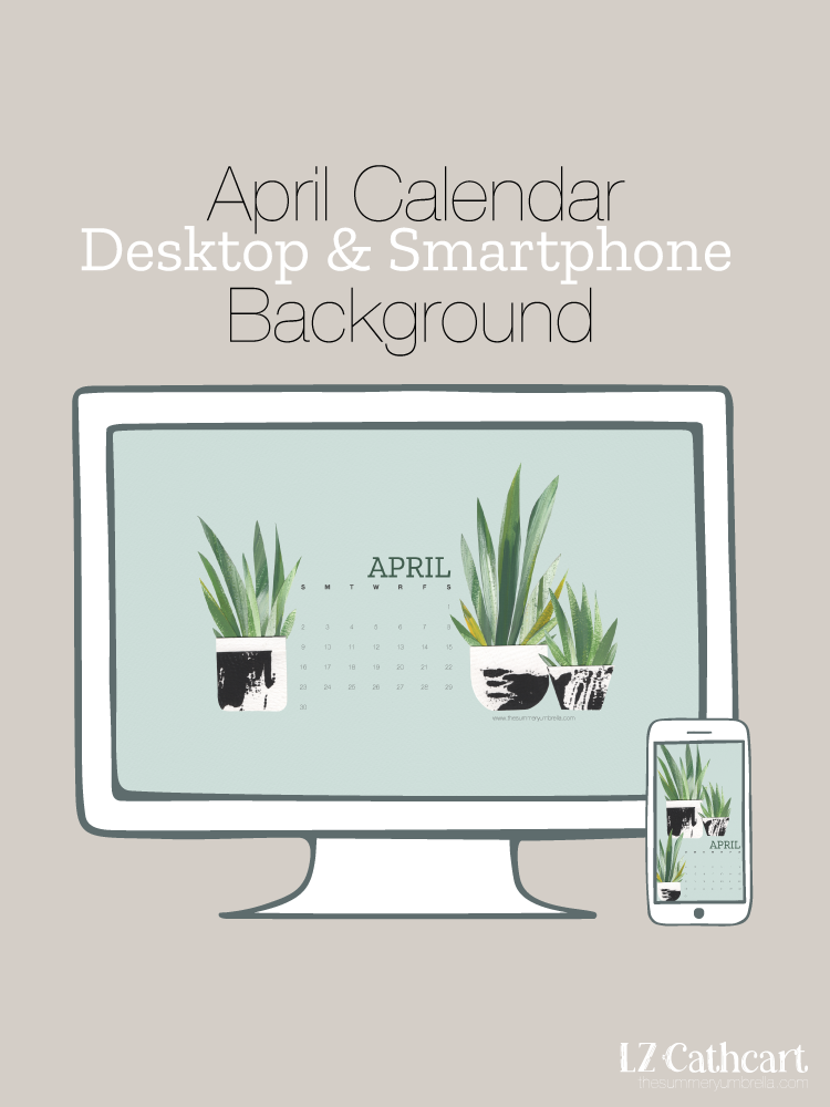 Get organized this April with our free April calendar! Download now for both smartphone and desktop. #AprilCalendar #FreeDownload #StayOrganized