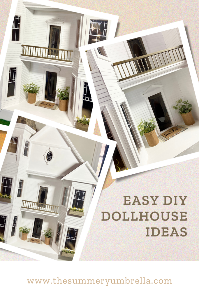 Add charm to your front porch with these #DIYdollhouseideas. Transform your space with easy-to-create miniature decor that's full of whimsy. Get inspired with our tutorials and tips for elevating your outdoor space. #MiniatureDecor #FrontPorchIdeas #WhimsicalDecor #DIYHomeDecor