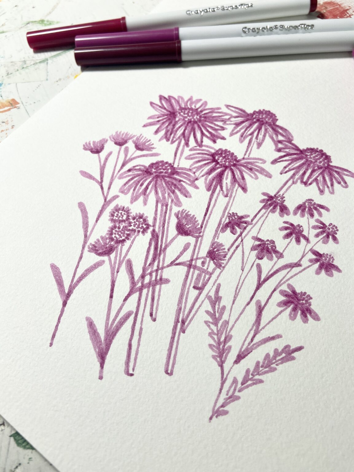 Get a Free Purple Flower Printable to Brighten Up Your Home!