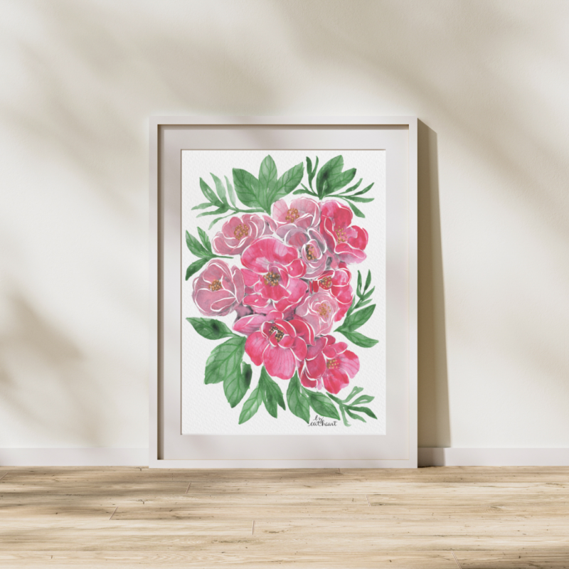 Embrace timeless charm with 'Rose Chintz' - a vintage-inspired art print that adds a touch of nostalgia.