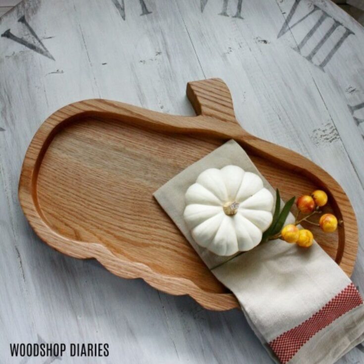 handmade pumpkin board