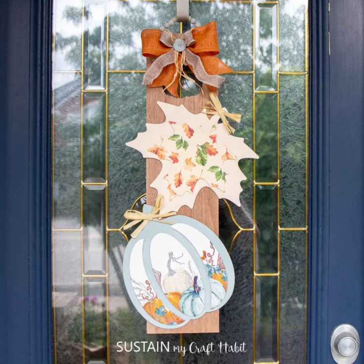pumpkin door sign