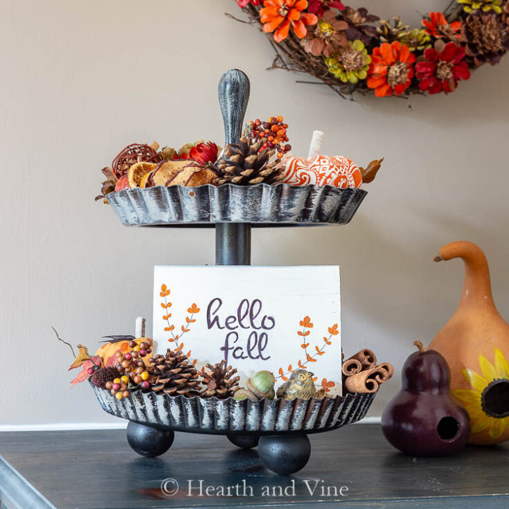 Image for Tiered Tray DIY with Thrift Store Finds