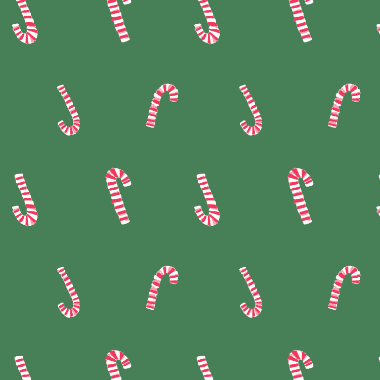 Candy Canes in Green
