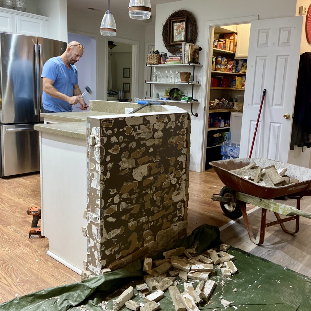 kitchen island renovation